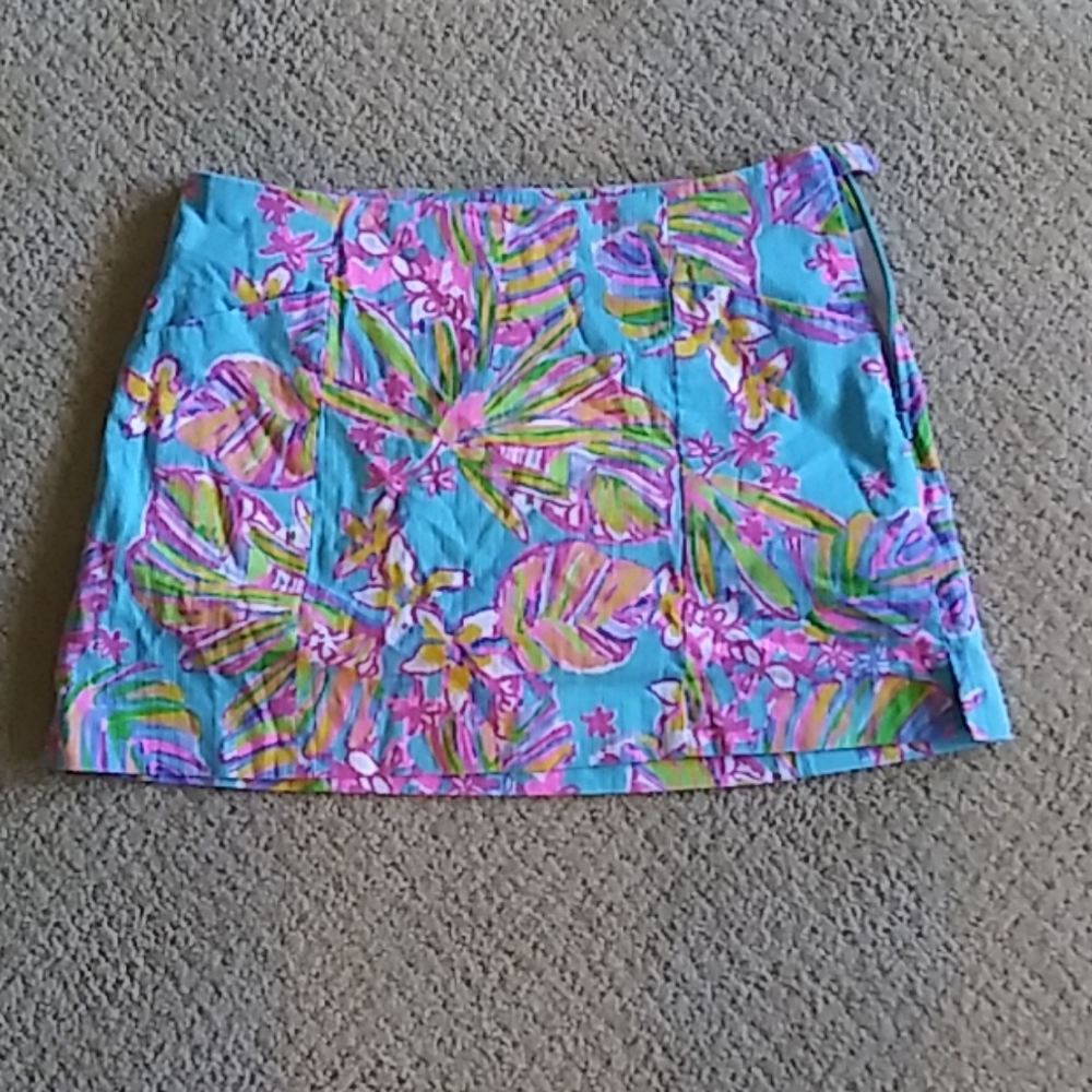 Lilly pulitzer Skirt half zipper size 2